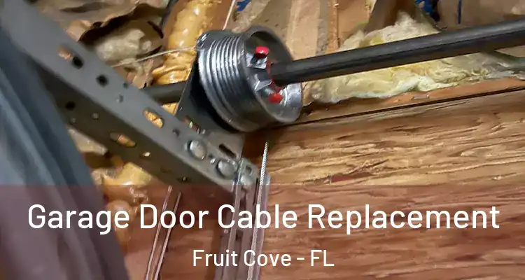  Garage Door Cable Replacement Fruit Cove - FL