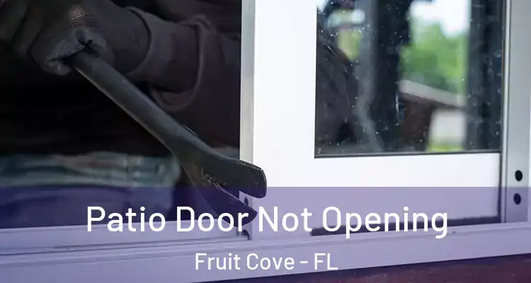  Patio Door Not Opening Fruit Cove - FL