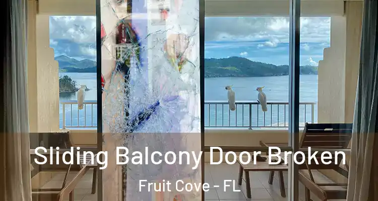 Sliding Balcony Door Broken Fruit Cove - FL