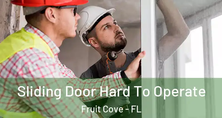  Sliding Door Hard To Operate Fruit Cove - FL
